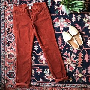 J.crew matchstick corduroy pants 30R